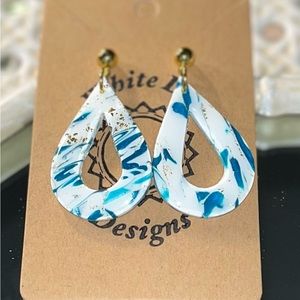 Handmade polymer clay earrings